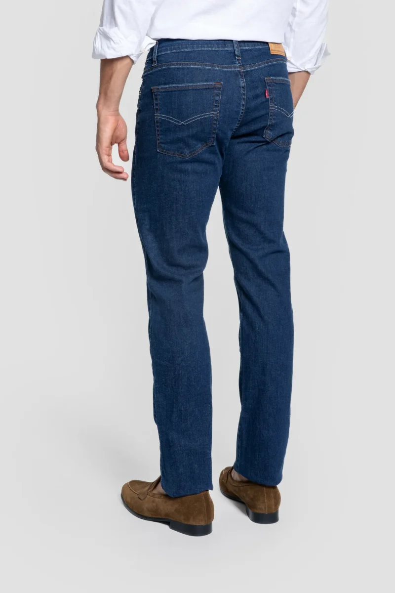 Pantalon Vaquero Skinny Azul Oscuro - Imagen 4