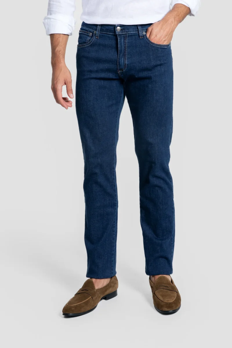 Pantalon Vaquero Skinny Azul Oscuro - Imagen 3