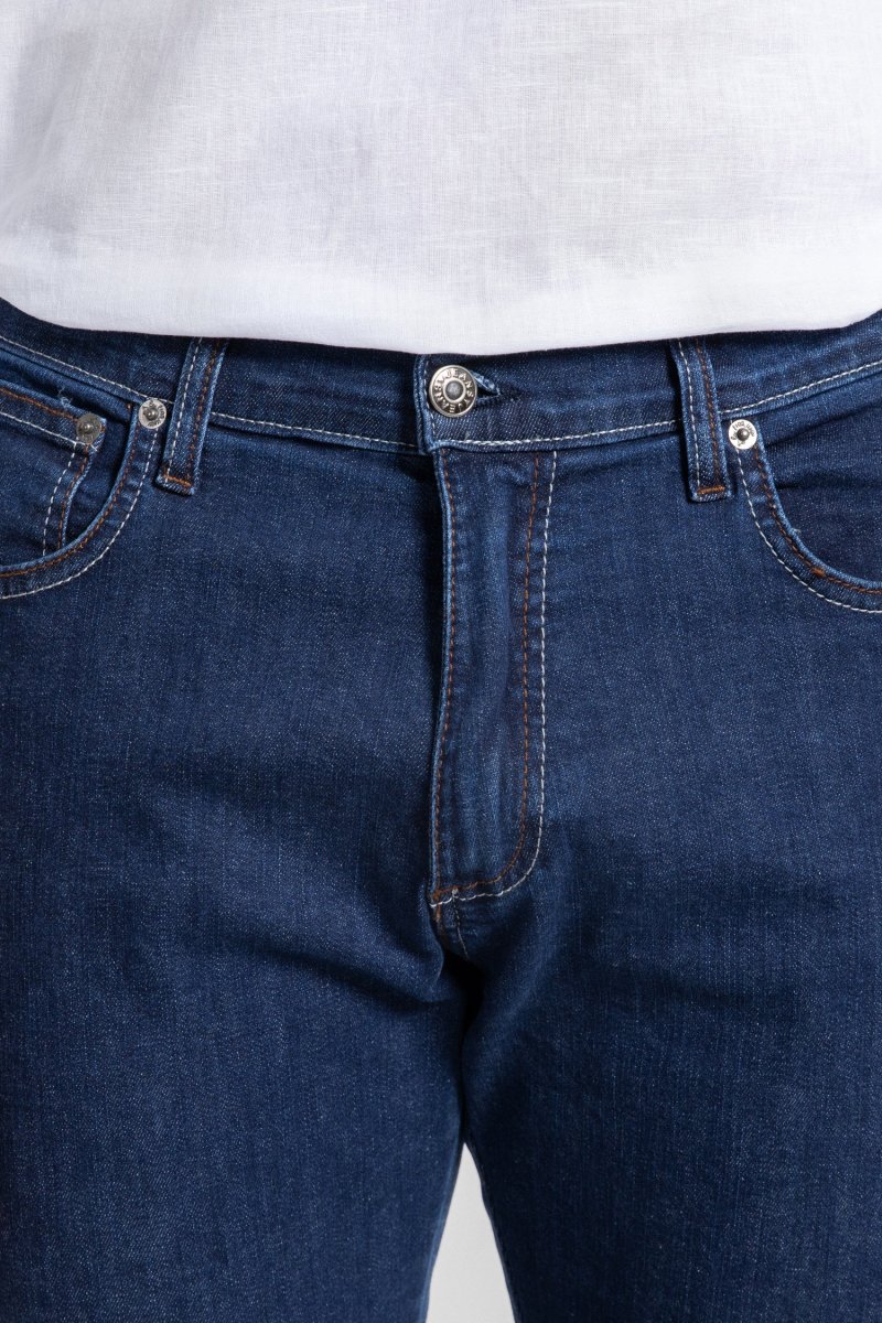 Pantalon Vaquero Skinny Azul Oscuro - Imagen 5