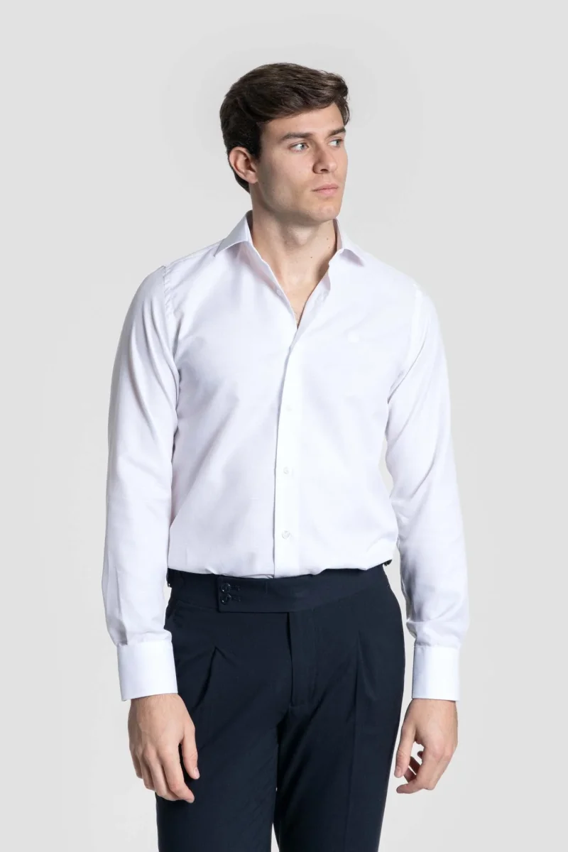 Camisa de Vestir Blanca - Imagen 3