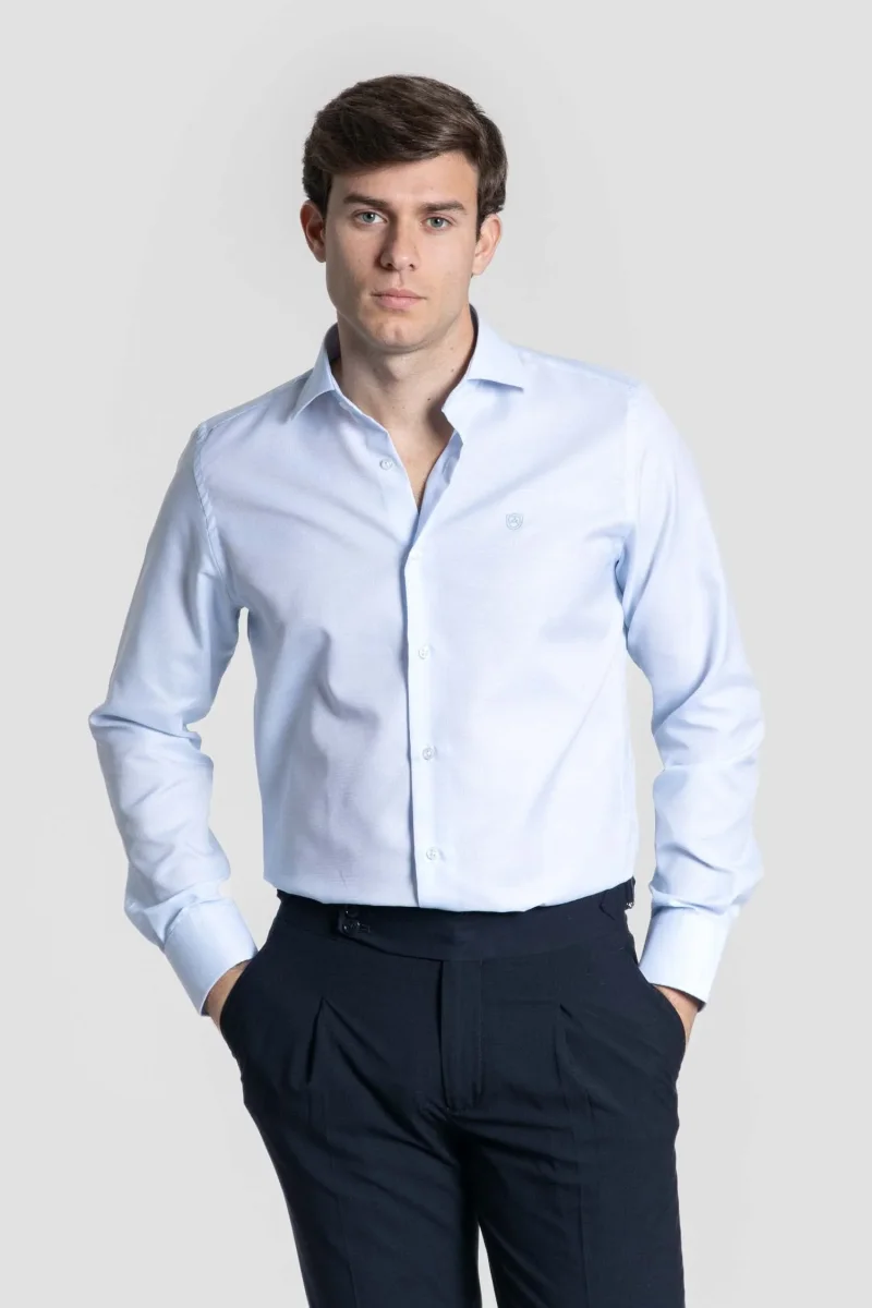 Camisa de Vestir Celeste - Imagen 2