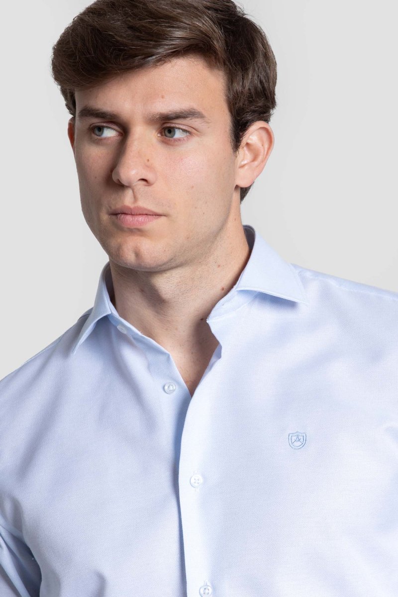 Camisa de Vestir Celeste - Imagen 4