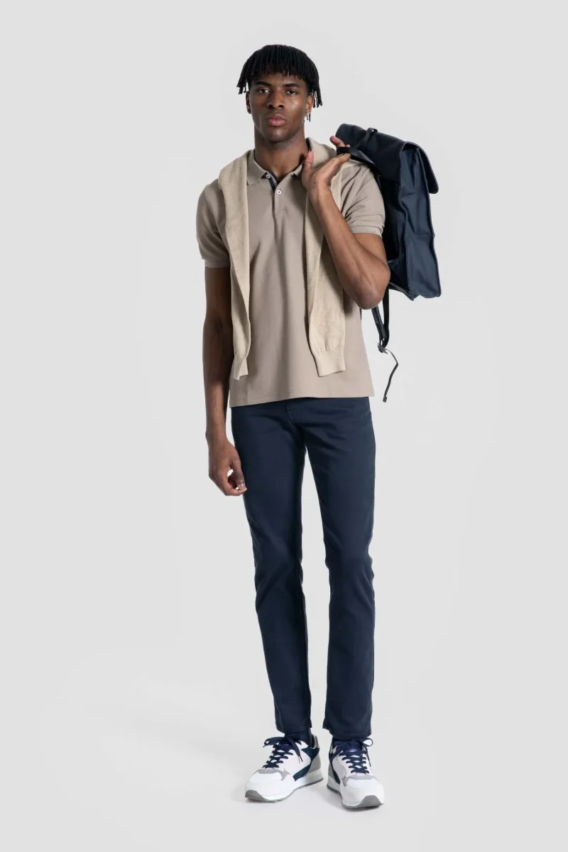 Polo Escudo Taupe - Imagen 2