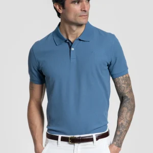 Polo Escudo Azul