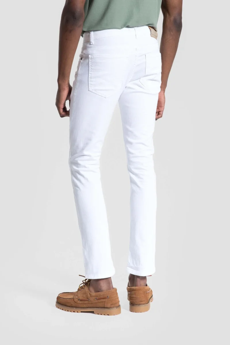 Pantalón Cinco Bolsillos Blanco - Imagen 8