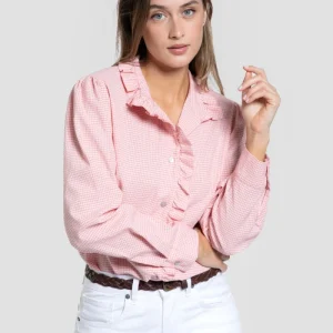 Blusa Cuadros Vichy Maquillaje