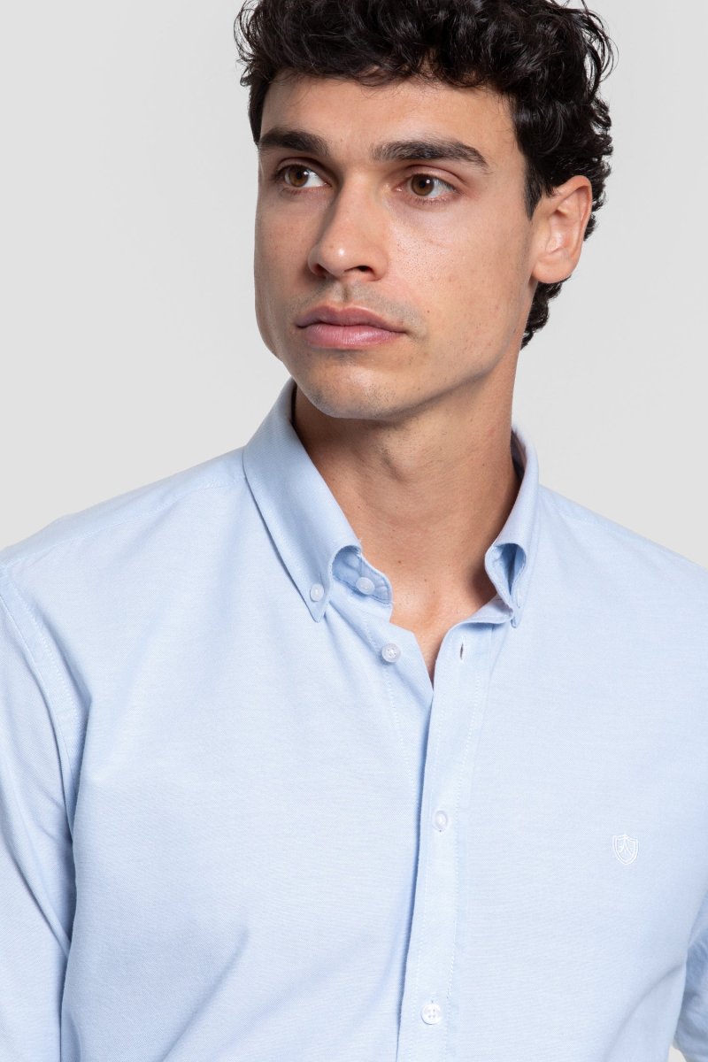 Camisa Celeste de Vestir - Imagen 4