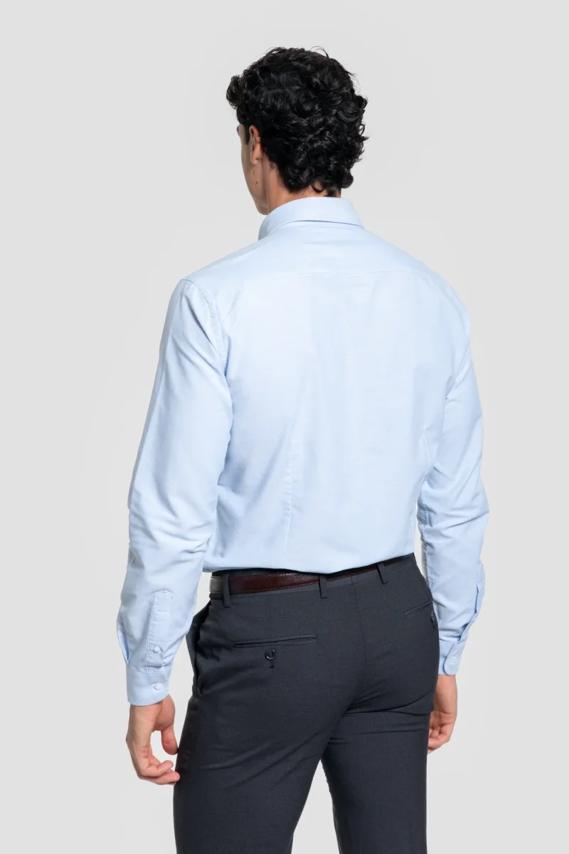Camisa Celeste de Vestir - Imagen 5