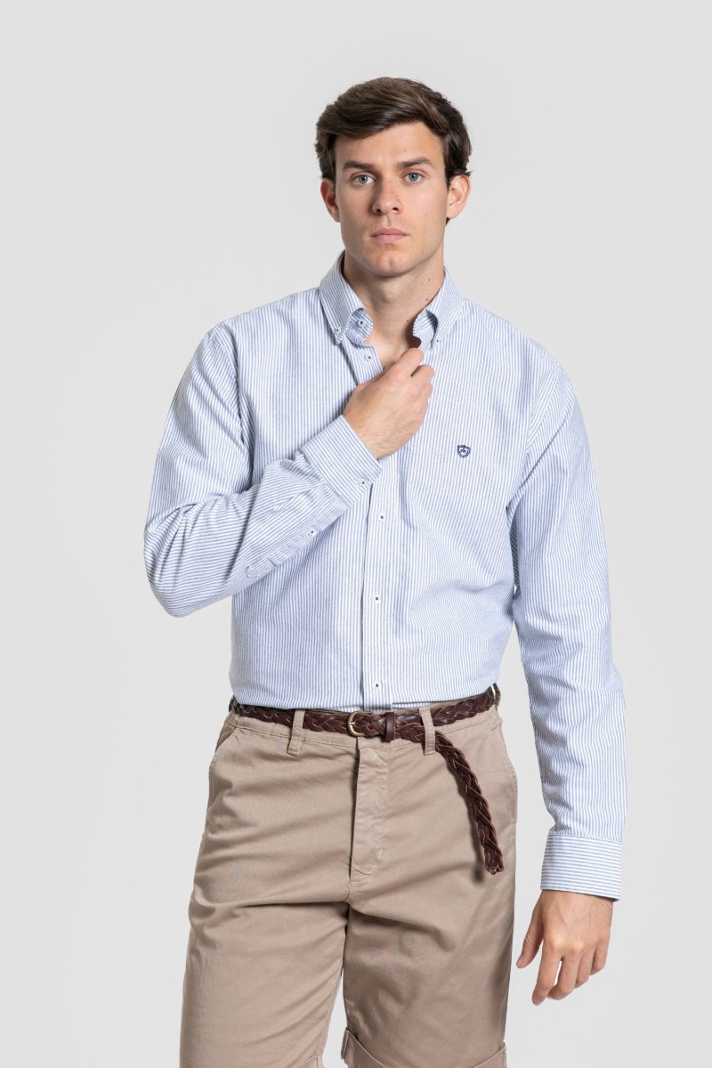 Camisa Rayas Gris - Imagen 3