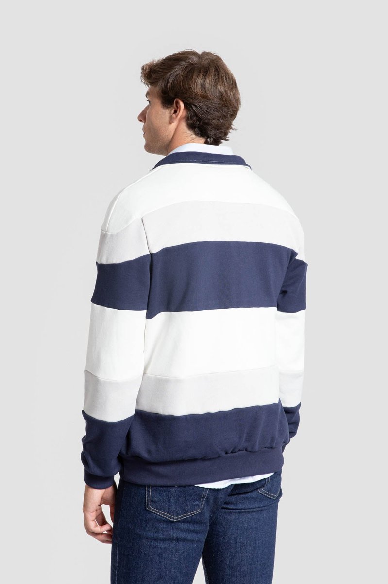 Sudadera de Rayas Marino - Imagen 6