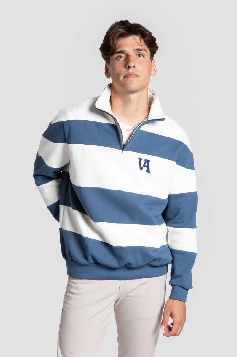 Sudadera Cremallera Rayas - Imagen 6