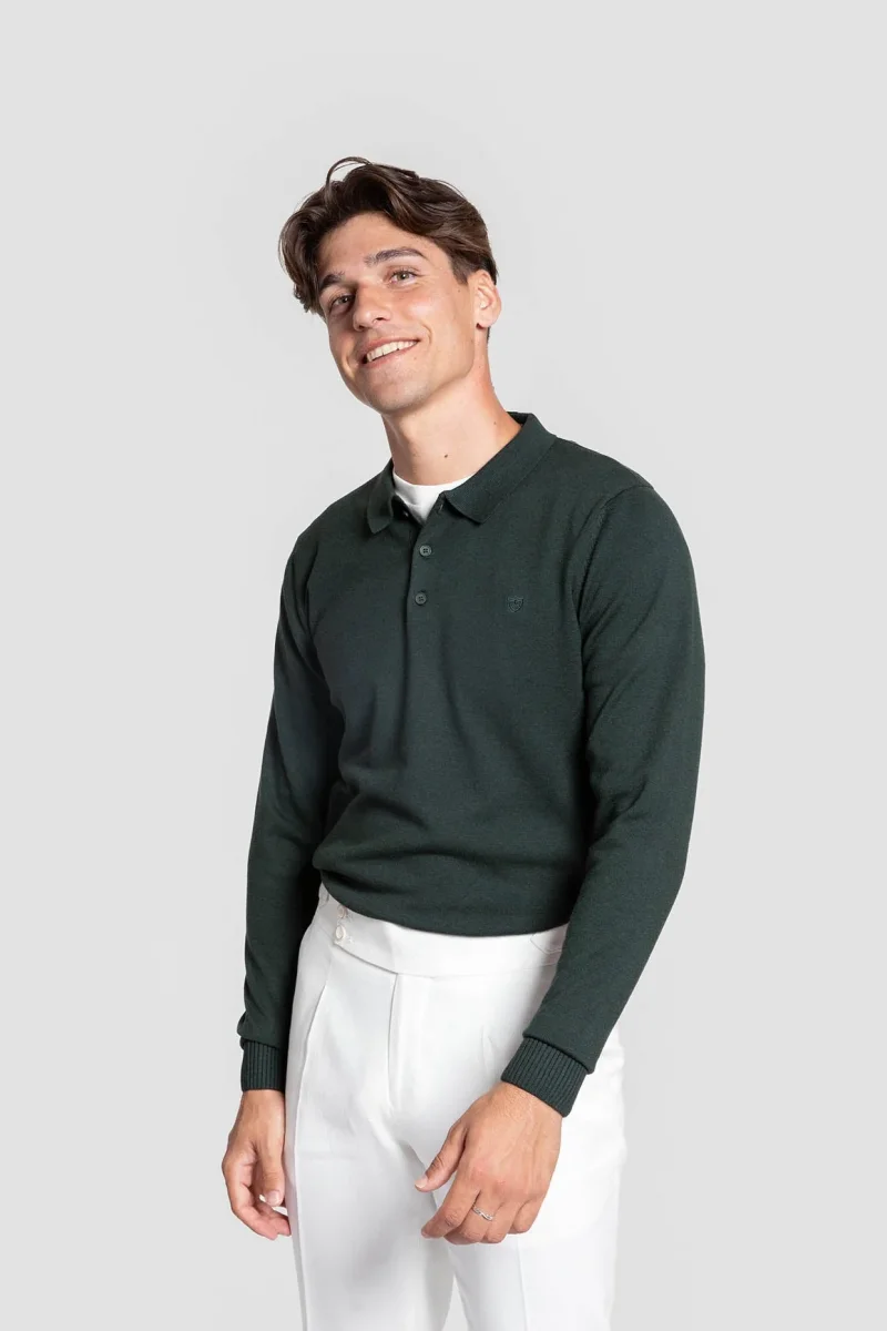 Polo de punto Manga Larga
