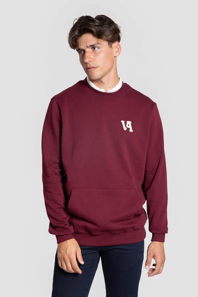 Sudadera de Cuello Redondo con Bolsillo Canguro - Imagen 9