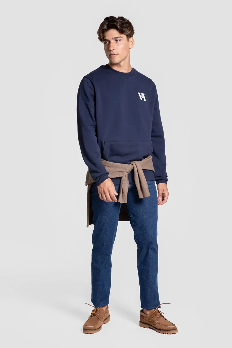 Sudadera de Cuello Redondo con Bolsillo Canguro - Imagen 3