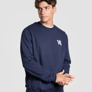 Sudadera de Cuello Redondo con Bolsillo Canguro