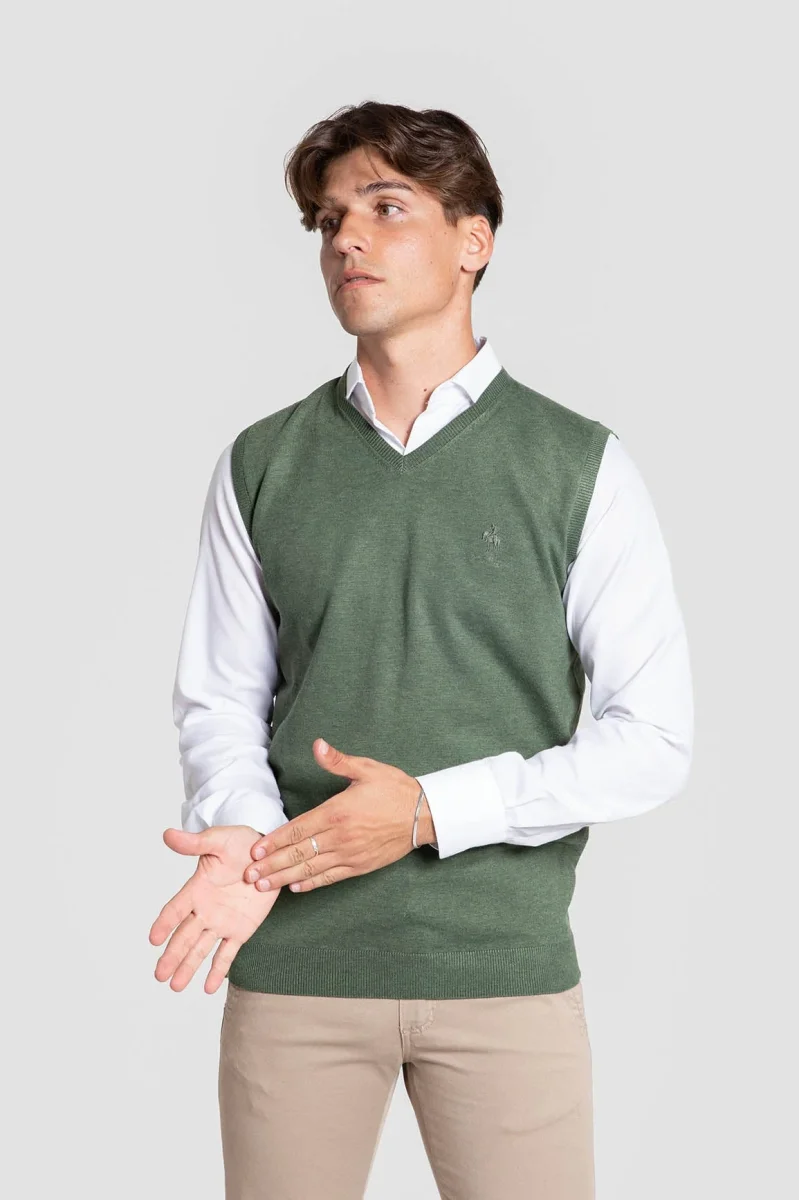 Chaleco de Punto en Cuello V - Imagen 8