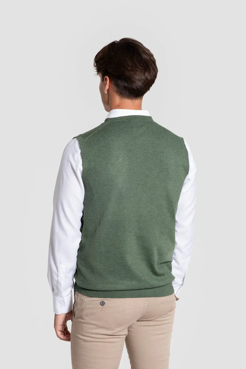 Chaleco de Punto en Cuello V - Imagen 7
