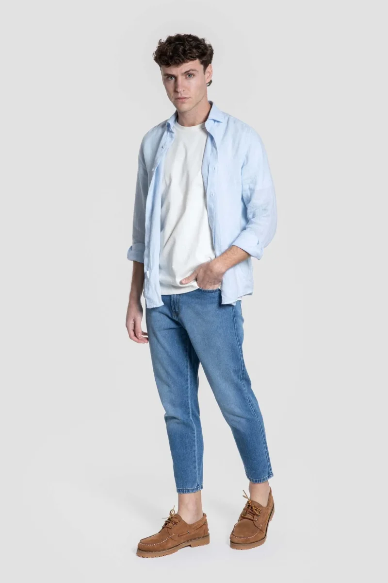 Pantalón vaquero sport ácido - Imagen 2