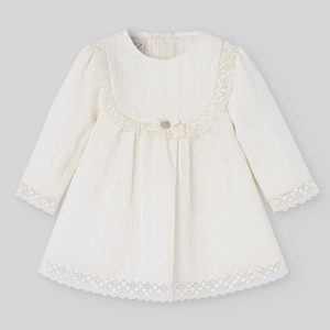 VESTIDO CEREMONIA JAQUARD COLECCIÓN PAZ