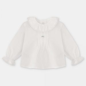Blusa Bebé Cuello Puntilla Martin Aranda