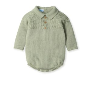 Pelele Corto Punto Cuello Polo “LAUREL GRACE”