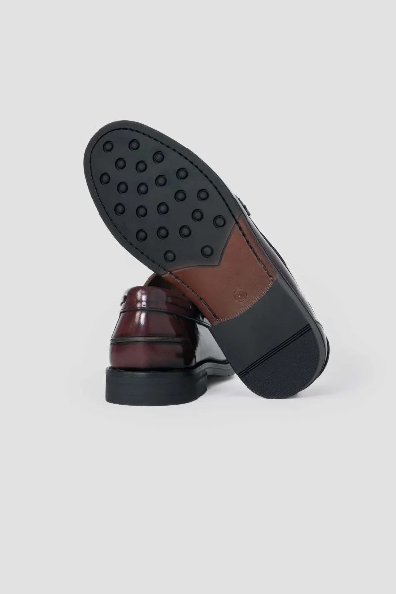 Mocasín con borlas burdeos - Imagen 5