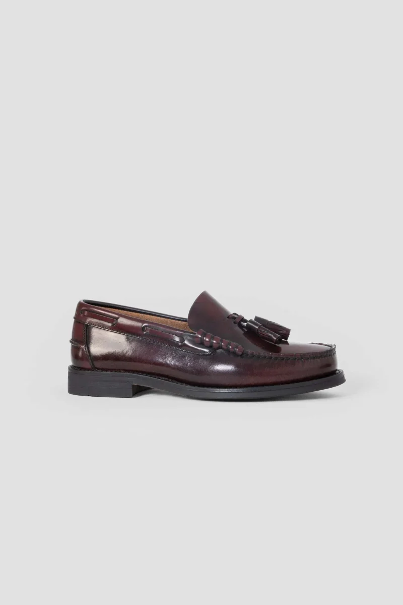 Mocasín con borlas burdeos - Imagen 4