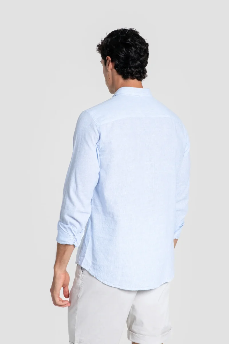 Polera Rayas Celeste - Imagen 5