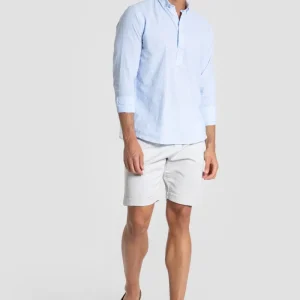 Polera Rayas Celeste