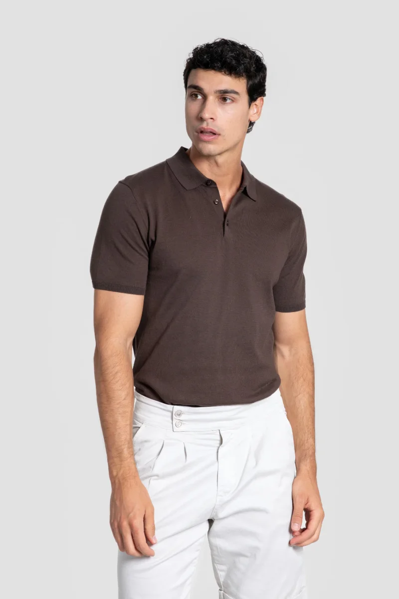 Polo Punto Marrón - Imagen 3