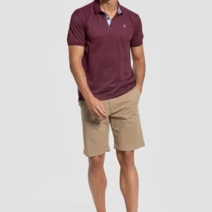 Polo Relieve Burdeos