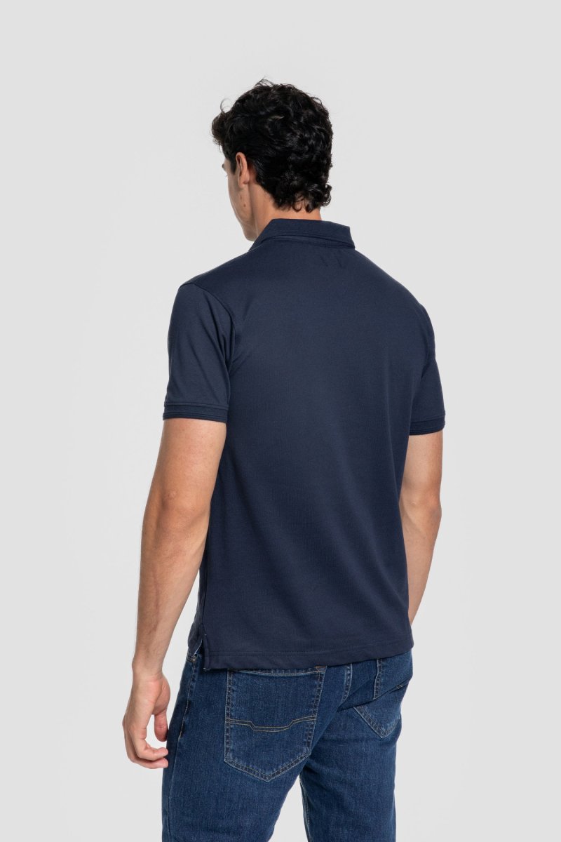 Polo Relieve Azul Marino - Imagen 5