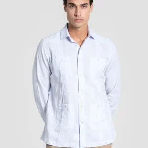 Guayabera Celeste