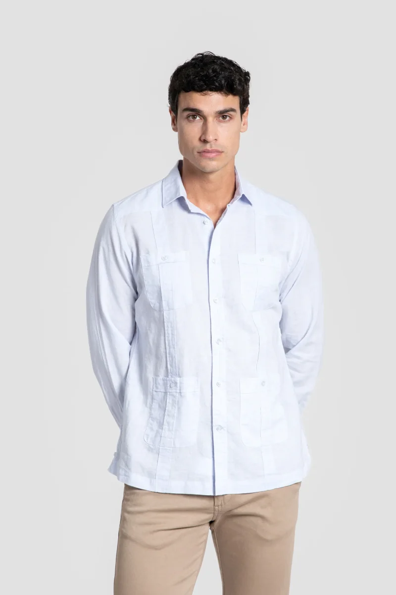 Guayabera Celeste