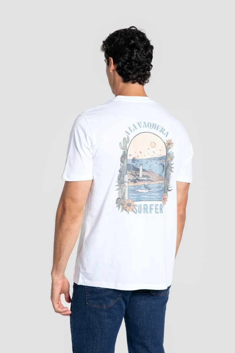 Camiseta Summer Breeze Blanca - Imagen 4