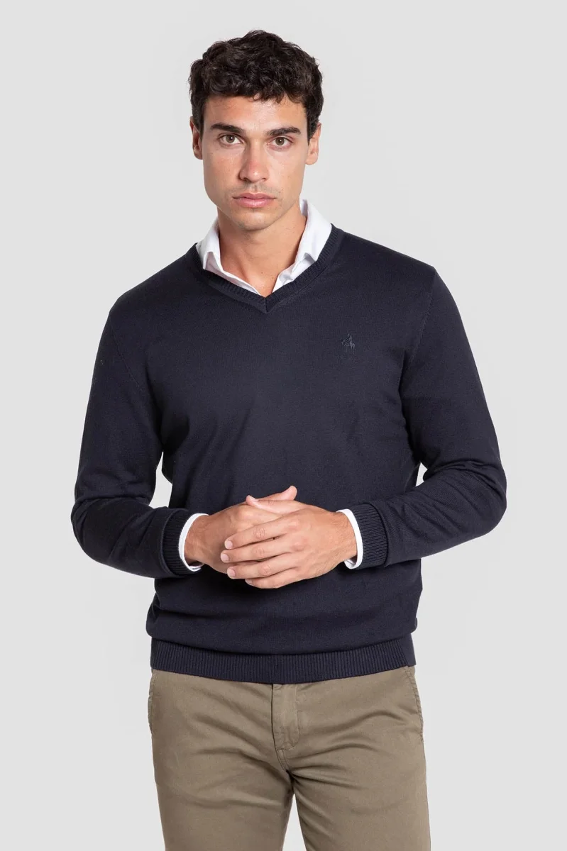 Jersey de Punto con Cuello de Pico - Imagen 5