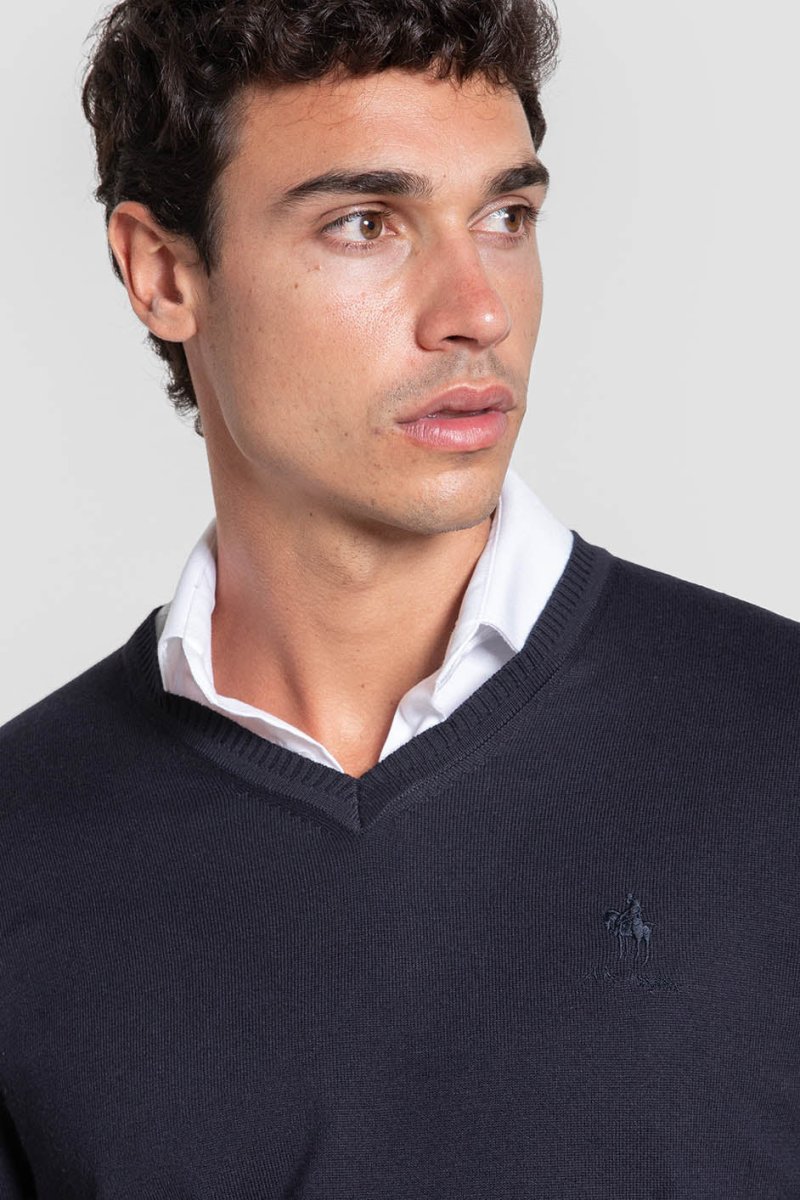 Jersey de Punto con Cuello de Pico - Imagen 2