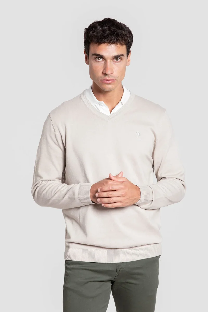 Jersey de Punto con Cuello de Pico - Imagen 7