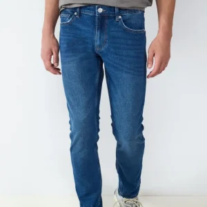 JEAN STRAIGHT SLIM BMK-Dark Blue Denim