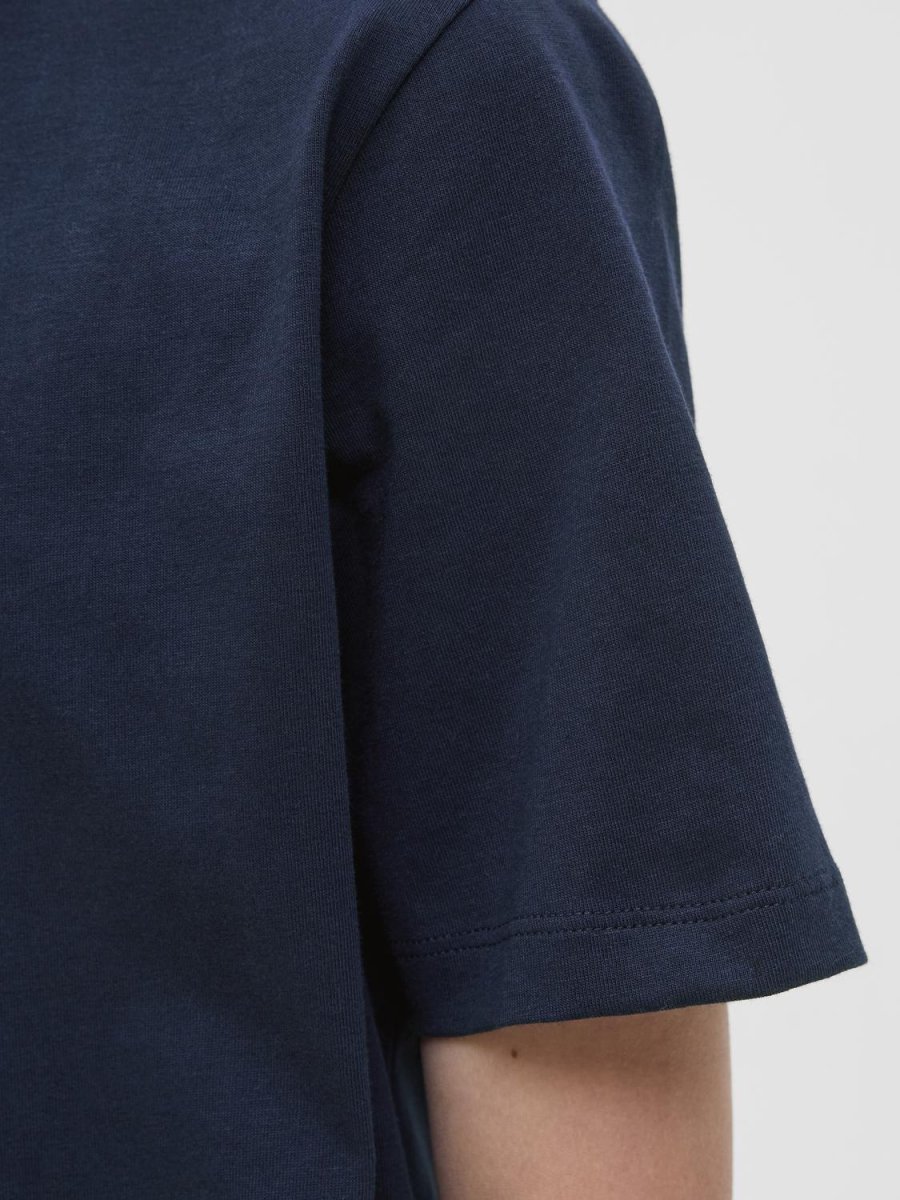 CAMISETA REGULAR ORGANIC JNR - Navy Blazer - Imagen 8