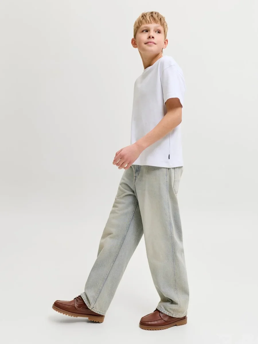 JEAN BAGGY TIRO ALTO ALEX 502 JNR - Light Blue Denim - Imagen 4
