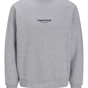 BUZO RELAXED VESTERBRO - Light Grey Melange