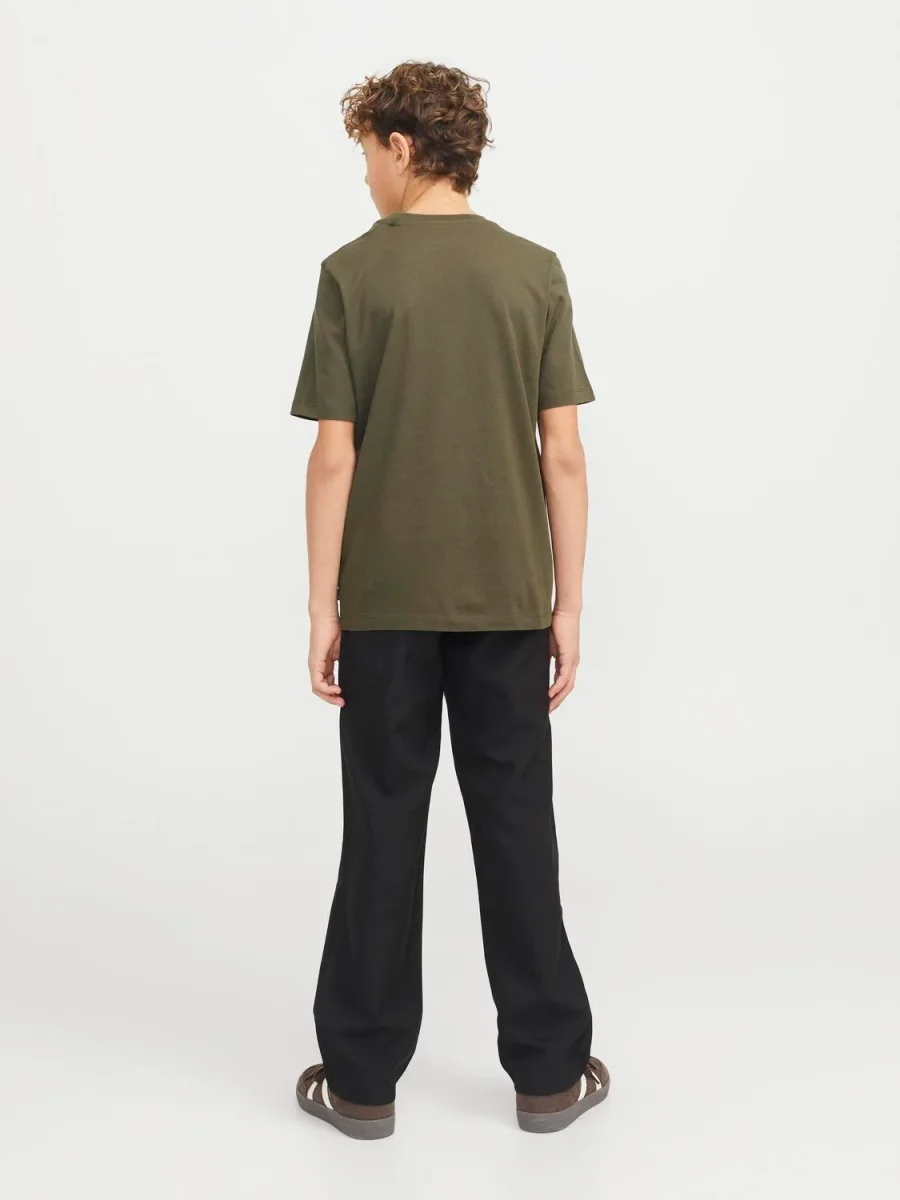 CAMISETA REGULAR ORGANIC JNR - Olive Night - Imagen 5
