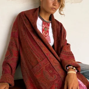 Radha jacket burgundy