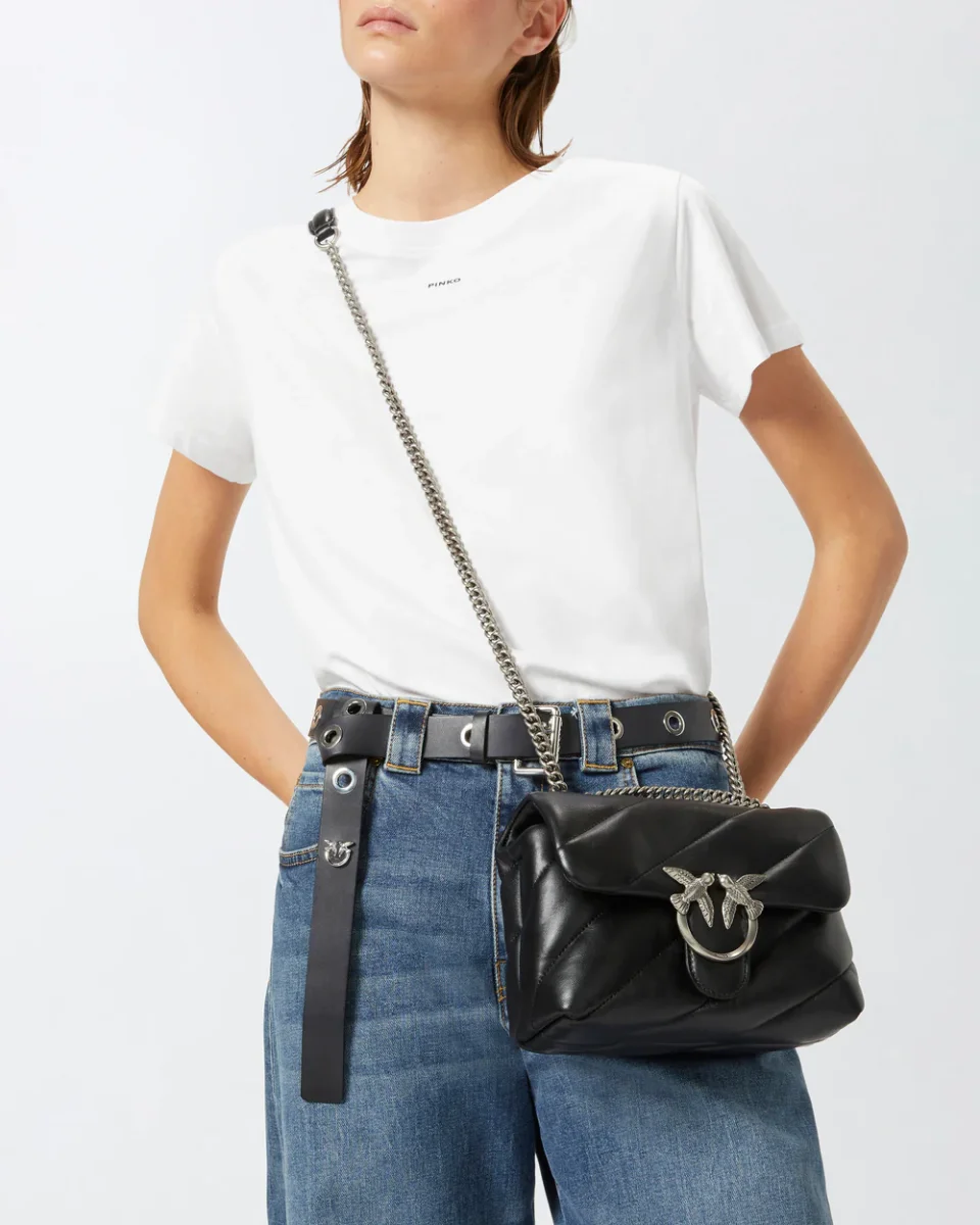 Bolso pequeño bandolera love bag puff maxi quilt - Imagen 7