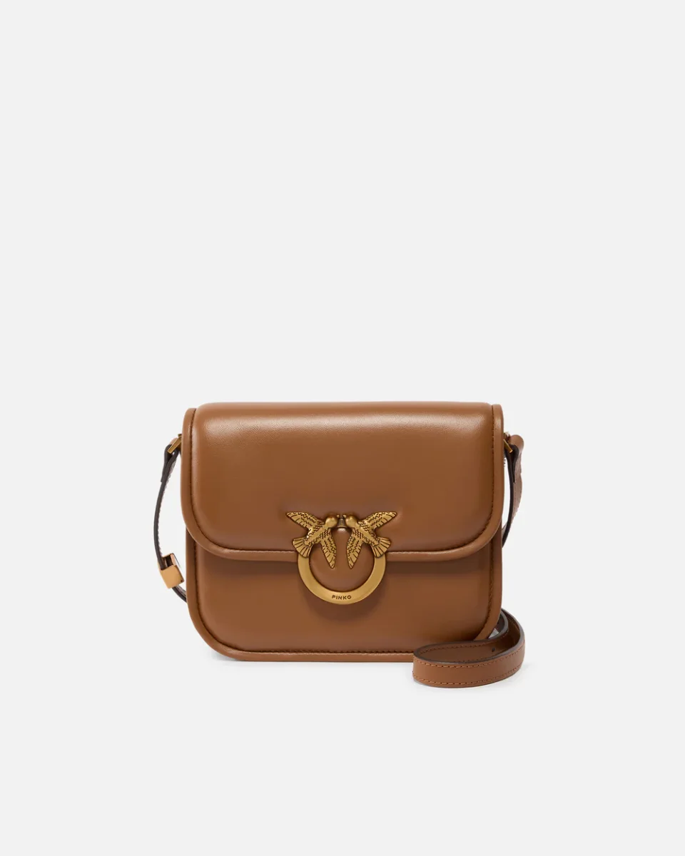 Bolso mediano de hombro love bag box marrón - Imagen 2