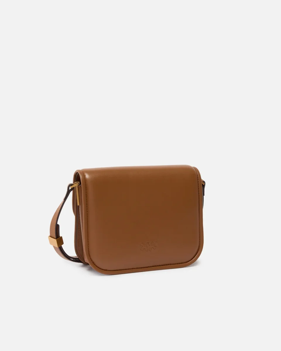 Bolso mediano de hombro love bag box marrón - Imagen 3