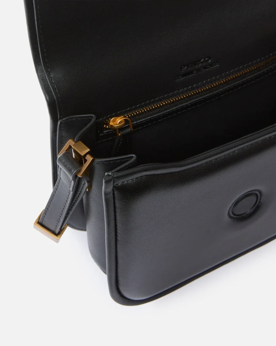 Bolso mediano de hombro love bag box negro - Imagen 5