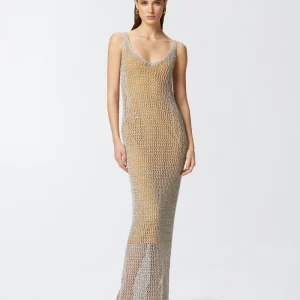 Vestido de corte sirena con lentejuelas