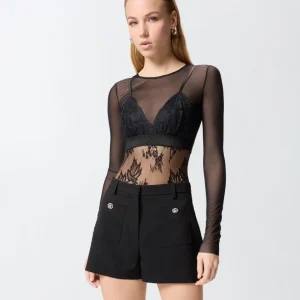 Body de tul y encaje